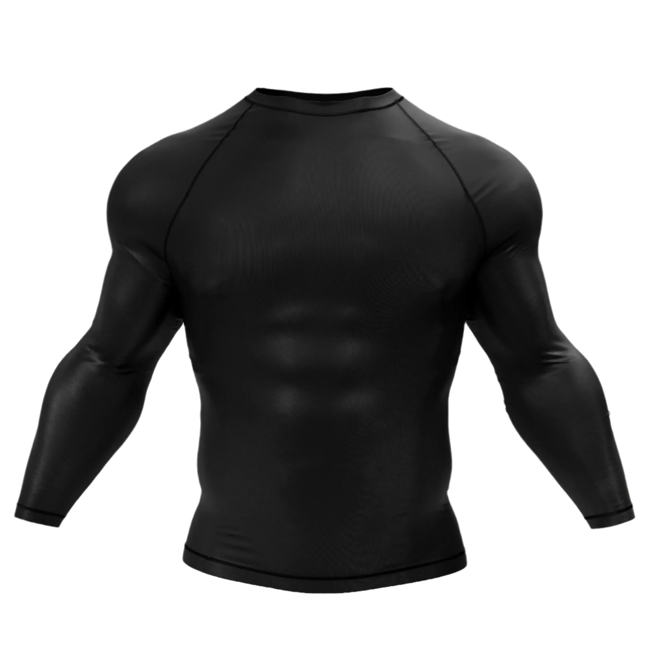 Premium Black BJJ Rash Guard