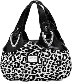 PU Leather Purses and Handbags for Women, Fashion Flower Pattern Large capacity Satchel Best Holiday Gift for Ladiesbag1380OWOISS