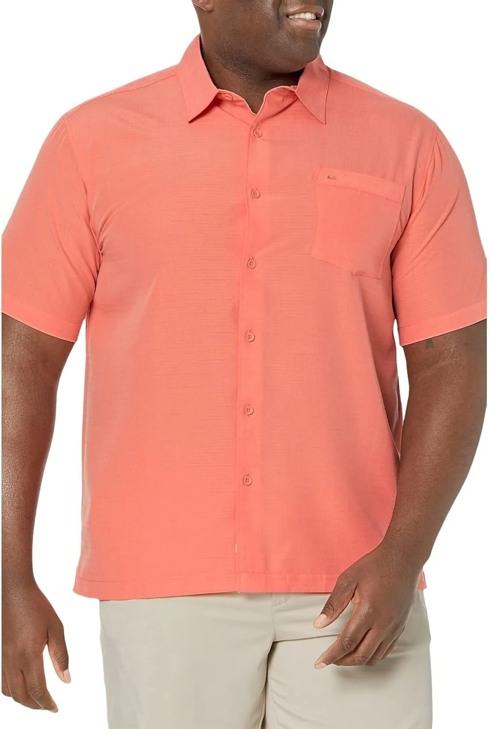 Quiksilver Men's Centinela 4 Button Up Comfort Fit Pocket Shirt