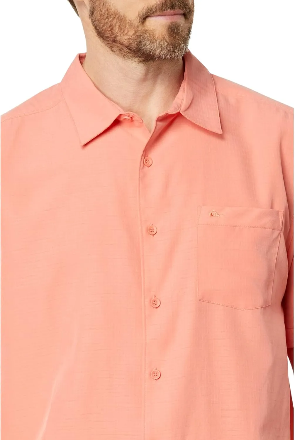 Quiksilver Men's Centinela 4 Button Up Comfort Fit Pocket Shirt