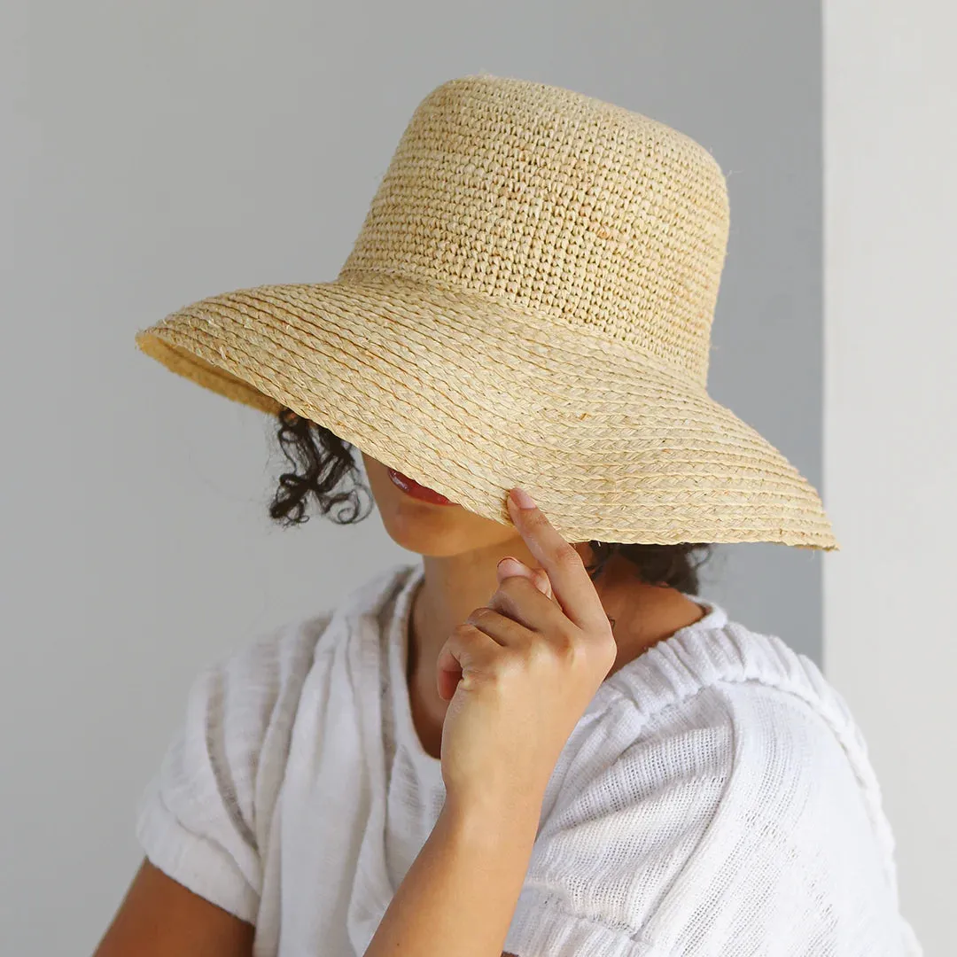 Raffia Breton Sun Hat Natural