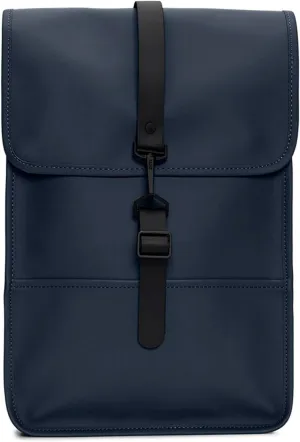 RAINS Backpack Mini - Waterproof Backpack for Men and Women - Laptop Bag for Work or Travel Navy