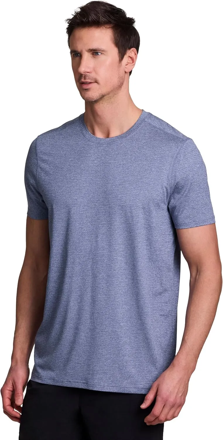 RBX Men's Workout T-Shirt, Breathable Lightweight Stretch Jersey Moisture Wicking Quick Dry Running Training Top