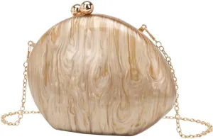 Shell Acrylic Clutch Purse for Women Elegant Acrylic Evening Bag Unique Evening Handbag for Wedding Party Prom