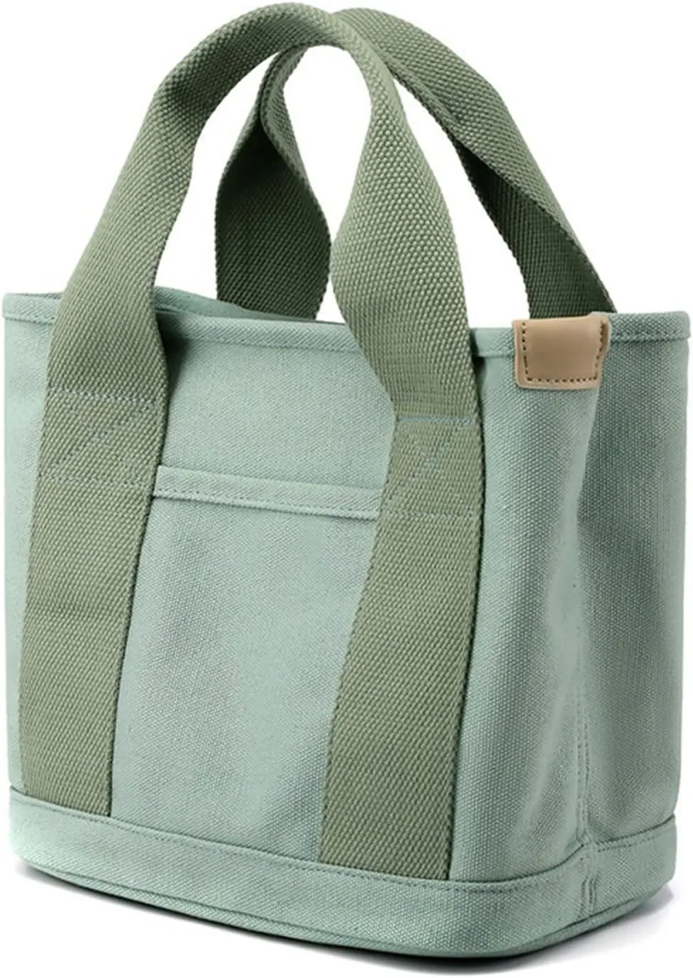 Shoulder bag Women Small Canvas Bag Zipper Portable Bento Bag Simple Handbag