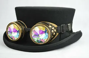 Silver Spike Kaleidoscope Goggles