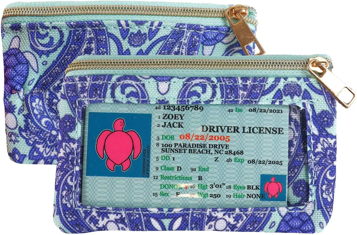 Simply Southern Stylish, Durable, and Southern-Charm Packed Zip Wallet-Paisley
