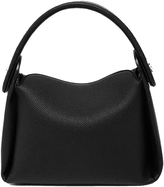 Stylish Vegan Leather Satchel Crossbody Bag for Women - Casual Khaki Handbag Tote