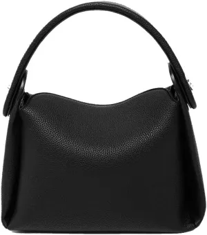 Stylish Vegan Leather Satchel Crossbody Bag for Women - Casual Khaki Handbag Tote