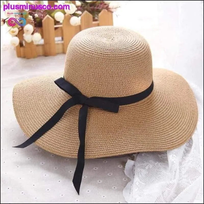 Summer Straw Hat Women Big Wide Brim Beach Hat Sun Hat