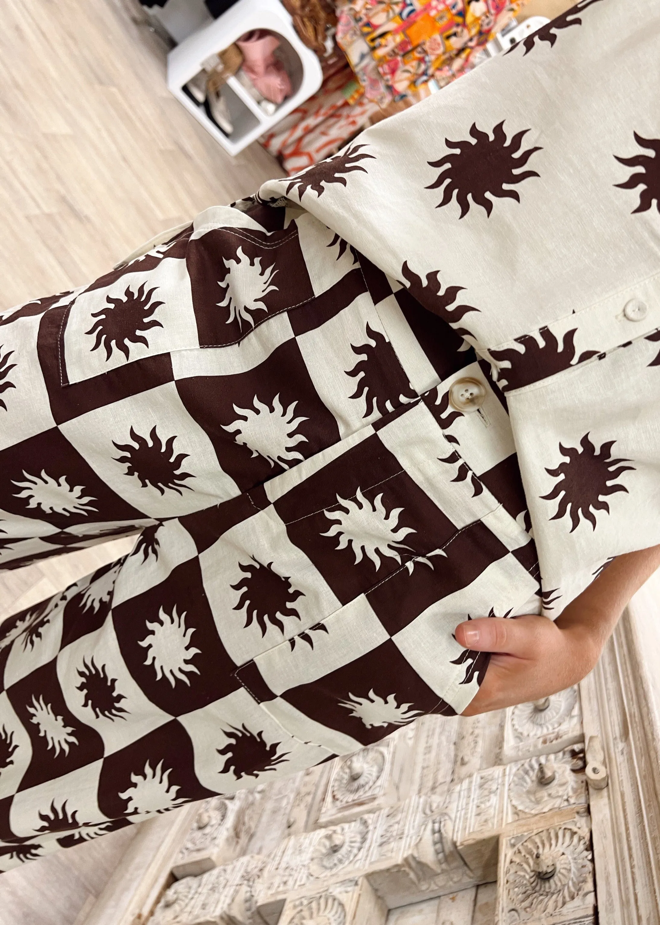 Sun Print Pants