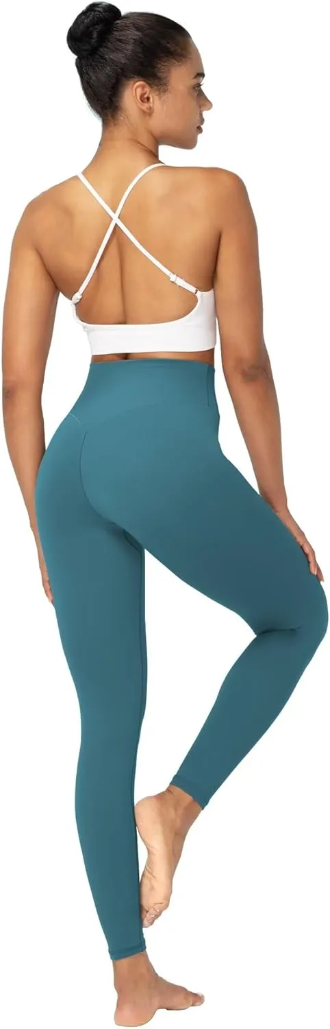 Sunzel Nunaked Workout Leggings for Women, Tummy Control Compression Workout Gym Yoga Pants, No Front Seam & High Waist