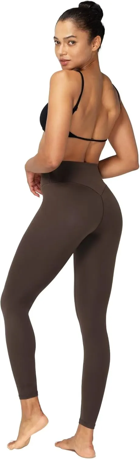 Sunzel Nunaked Workout Leggings for Women, Tummy Control Compression Workout Gym Yoga Pants, No Front Seam & High Waist