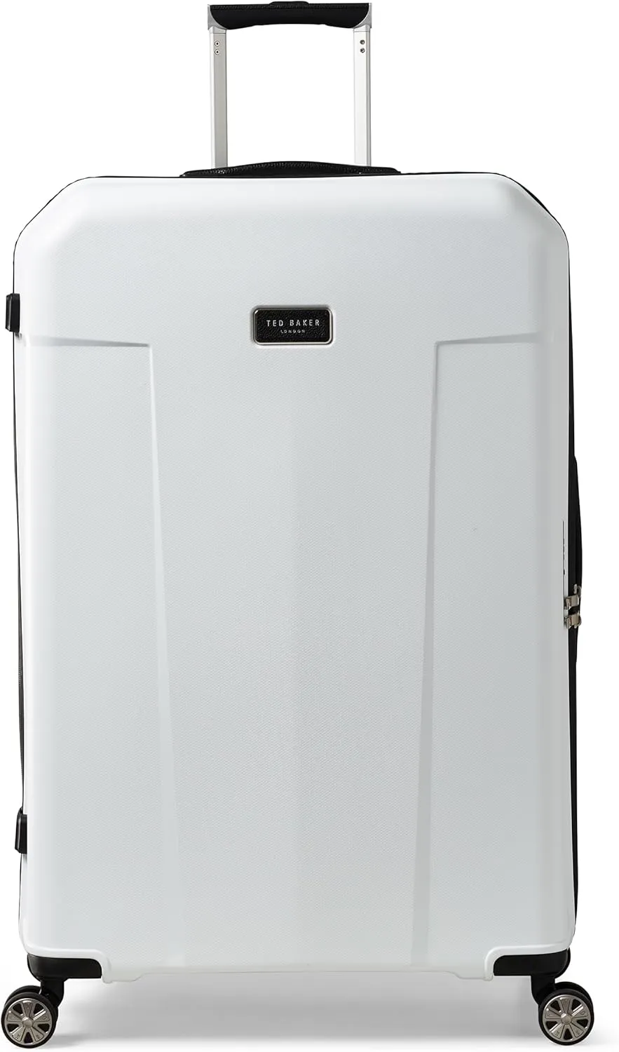 Ted Baker Flying Colours Hardside Trolley 4 Wheel Spinner, TSA Lock, Lightweight Suitcase, Men and Women