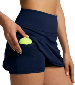 Tennis Skirts for Women with Shorts High Waisted Athletic Golf Skorts with Pockets Summer Flowy Lightweight Outfits