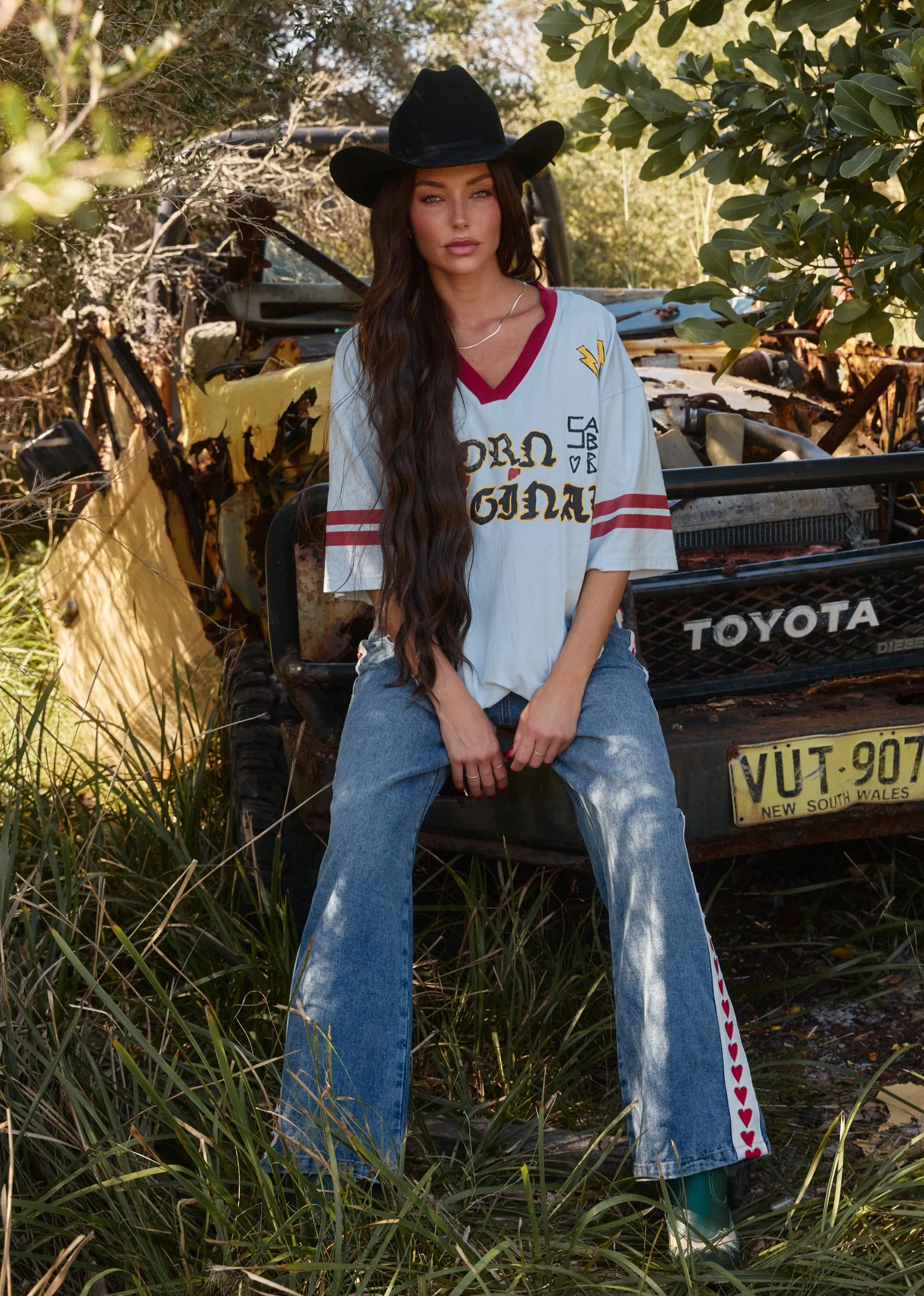 The  Very Oversized Born Original Tee - Sky Blue