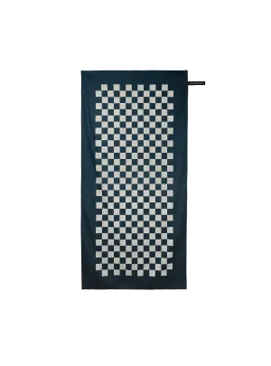 Travel Towel (Checkered Navy)
