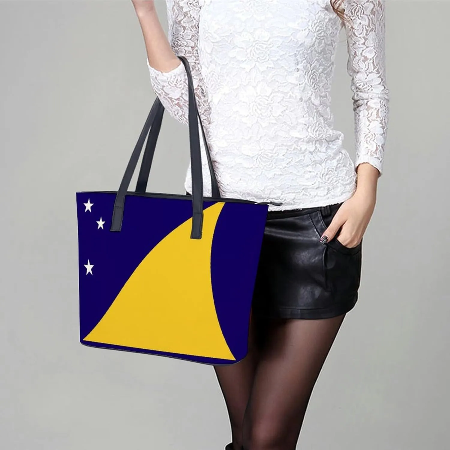 Trendy Mozambique Flag Hobo Tote for Women Stylish Leather Bag Perfect for Errands