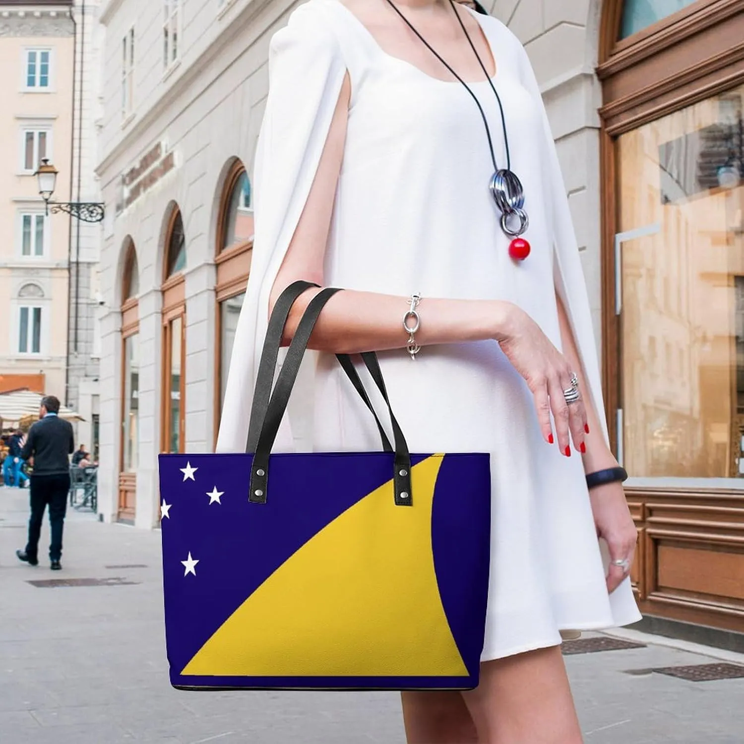 Trendy Mozambique Flag Hobo Tote for Women Stylish Leather Bag Perfect for Errands