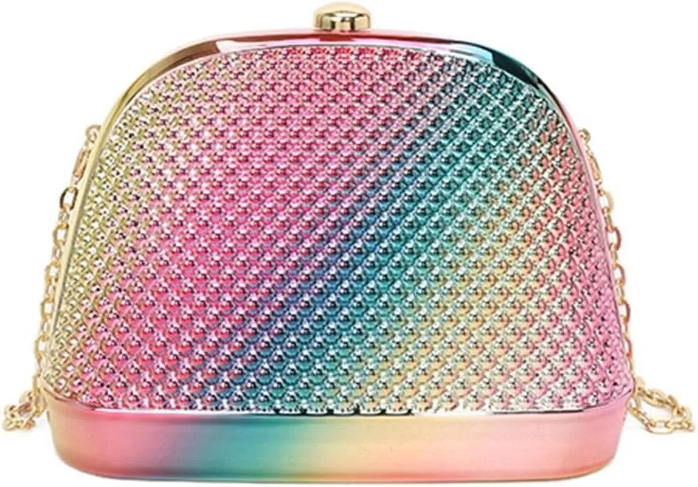 Unique Shell Shaped Acrylic Clutch Bag For Wedding And Evening Parties Shoulder Crossobdy Purse Party Handbag