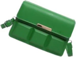 Unique Square Crossbody Bag for Women Fashion Shoulder Purse Satchel PU Leather Phone Pouches with Adjustable Strap