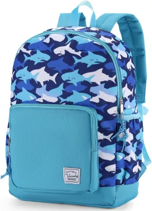 VASCHY Kids backpacks, Cute Lightweight Water Resistant Preschool Backpack for Boys and Girls Chest Strap