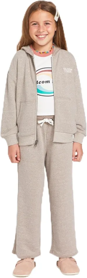 Volcom Girls' Lived in Lounge Frenchie Zip Fleece Sweatshirt