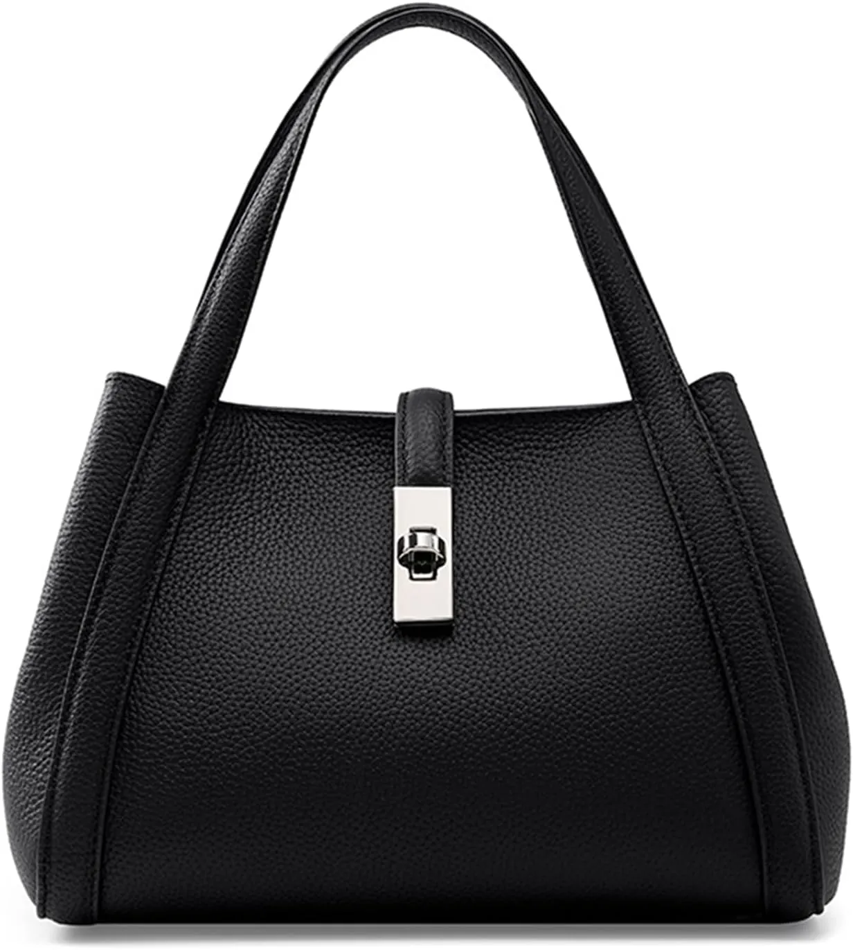 Women Genuine Leather Satchel Top Handle Design Mom Bucket Handbag Ladies Retro Large Capacity Crossbody Shoulder Bagsbag1209OWOISS