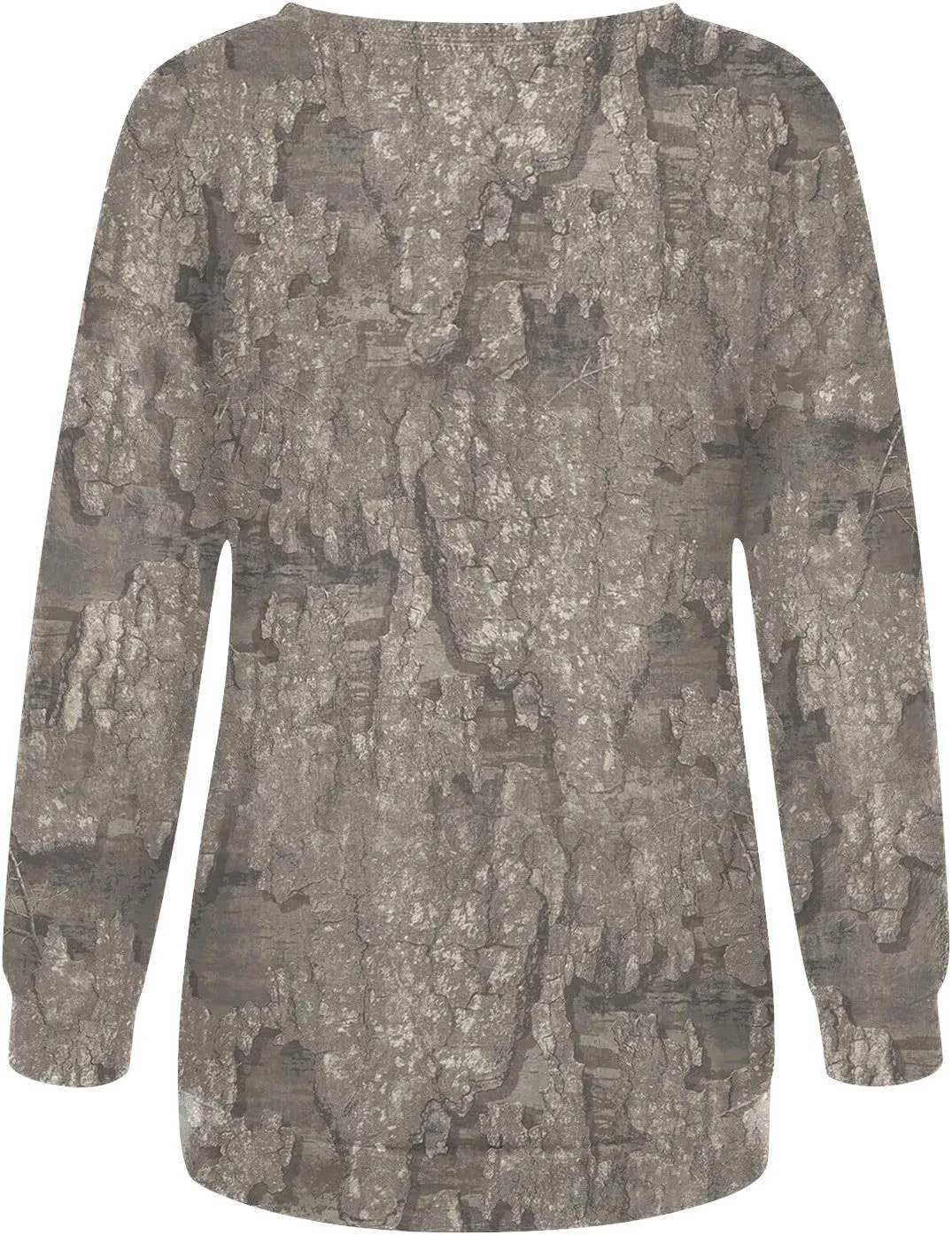 Womens Camo Crewneck Sweatshirt Maple Leaf Print Casual Long Sleeve Trendy Pullover Hoodie Oversized Sweatshirts