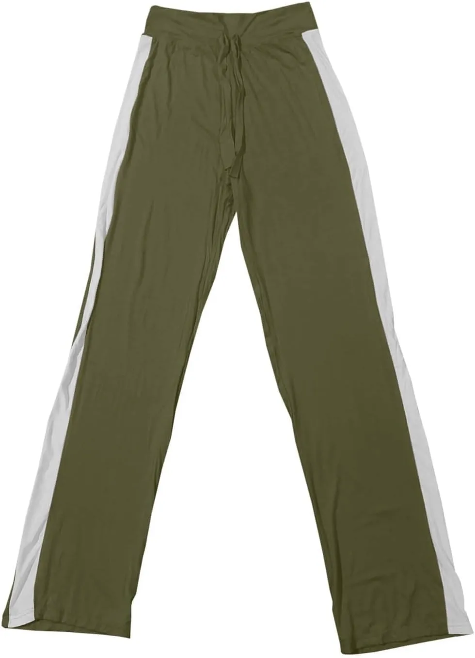Womens Capri Pants Womens Baggy Wide Leg Pants Summer Floral Solid Long Palazzo Lounge Beach Trousers with Pocket Linen