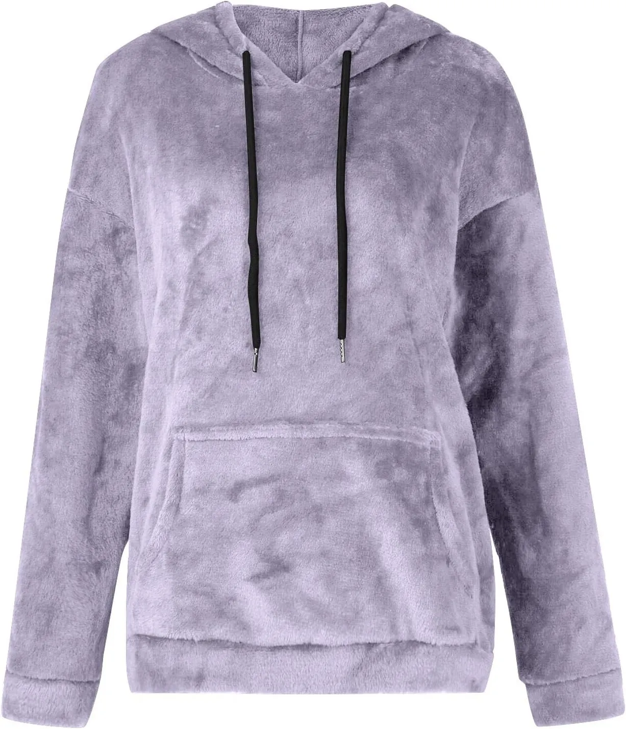 Women's Hooded Sweater Oversized Hoodies 2024 Trendy Basic Solid Loose Sweatshirt Fall Clothes Pullover with