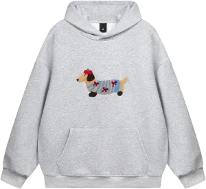 Womens Oversized Hoodies Fall Hooded Sweatshirt Solid Cute Warm Cotton Couples Hoodie Pullover with Pocket