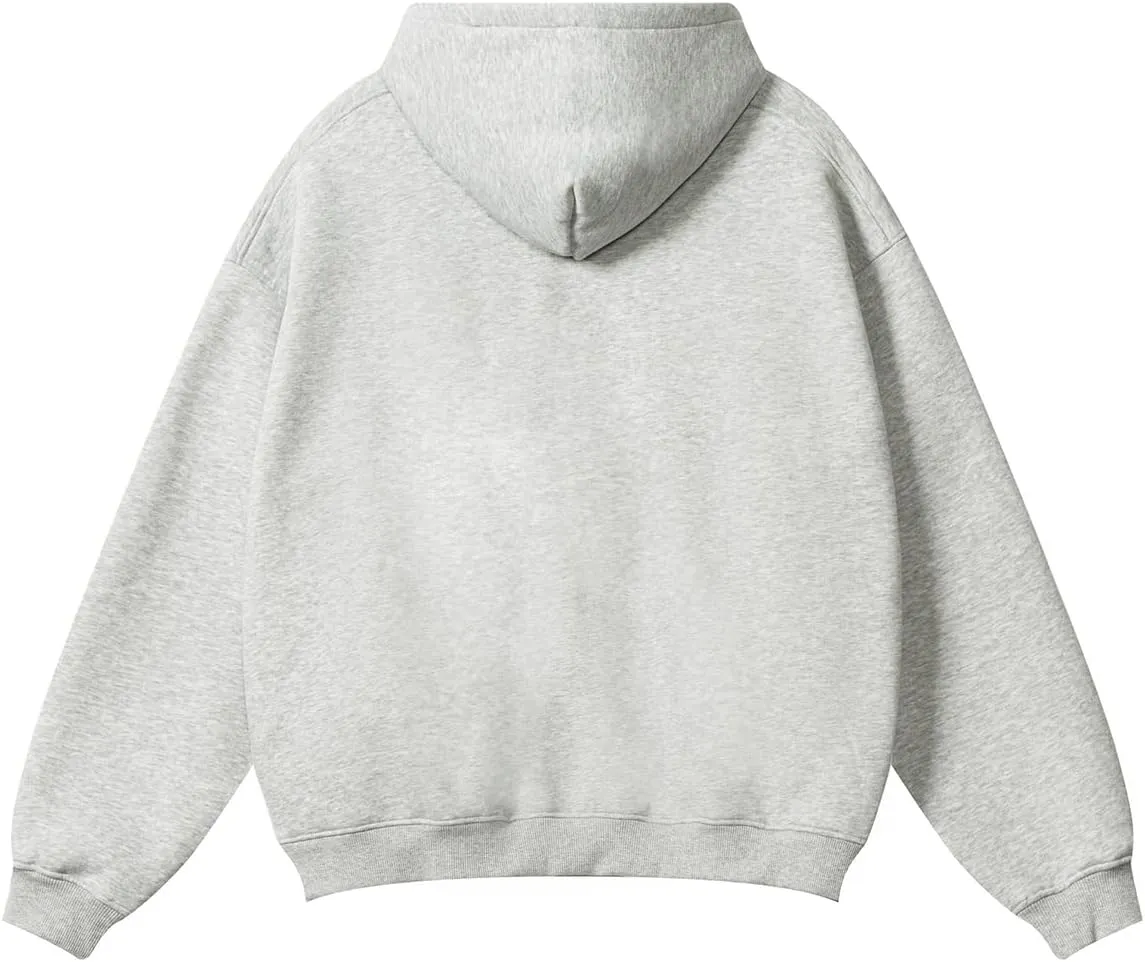 Womens Oversized Hoodies Fall Hooded Sweatshirt Solid Cute Warm Cotton Couples Hoodie Pullover with Pocket