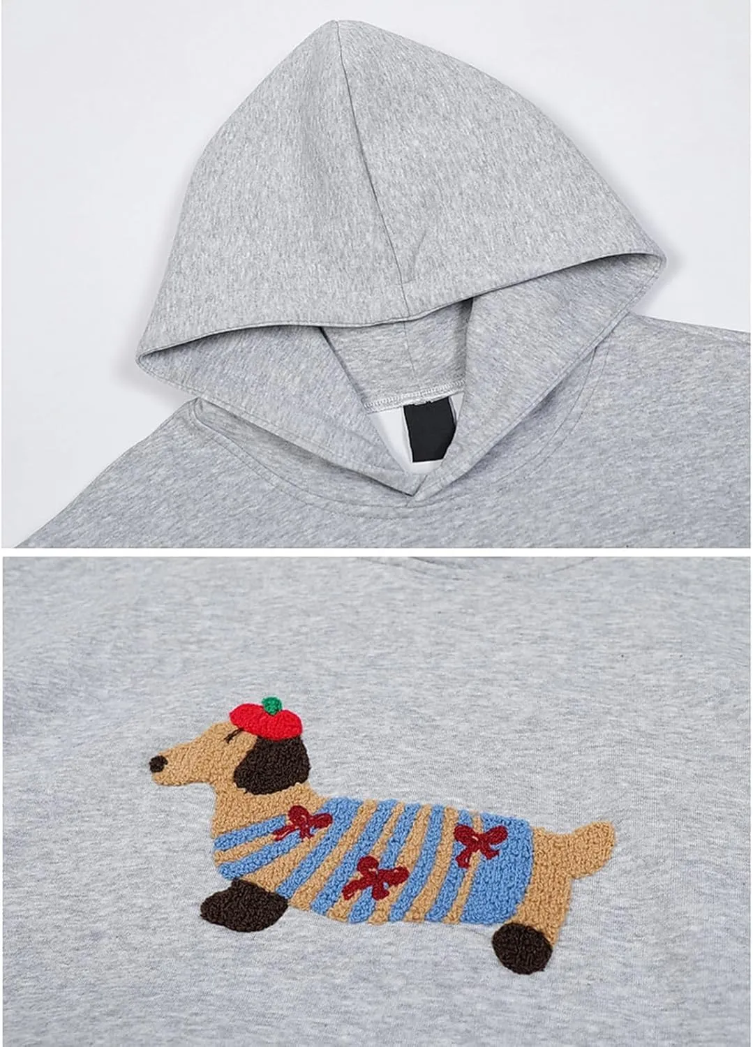 Womens Oversized Hoodies Fall Hooded Sweatshirt Solid Cute Warm Cotton Couples Hoodie Pullover with Pocket