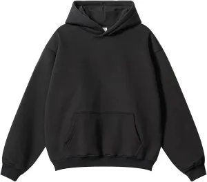 Womens Oversized Hoodies Fall Hooded Sweatshirt Solid Cute Warm Cotton Couples Hoodie Pullover with Pocket