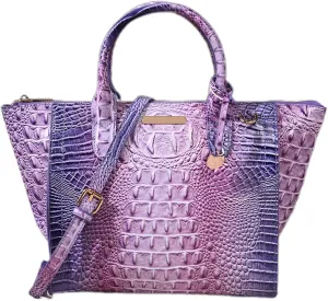 Women's PU Leather Top Handle Tote Bag Fashion Crocodile Print Handbag Satchel Ladies Retro Work Travel Crossbody Bagsbag1276OWOISS