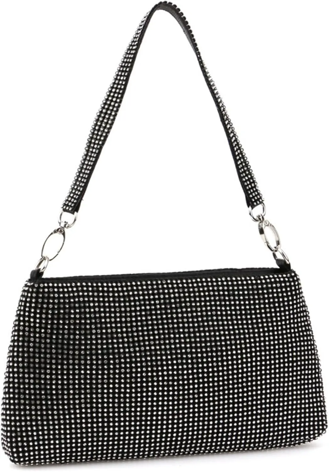 Women's Sparkling Evening Bag Rhinestone Shoulder Bag Party Wedding Handbag and Purse Glitter Clutch Underarm Bagbag870OWOISS
