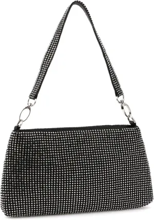 Women's Sparkling Evening Bag Rhinestone Shoulder Bag Party Wedding Handbag and Purse Glitter Clutch Underarm Bagbag870OWOISS