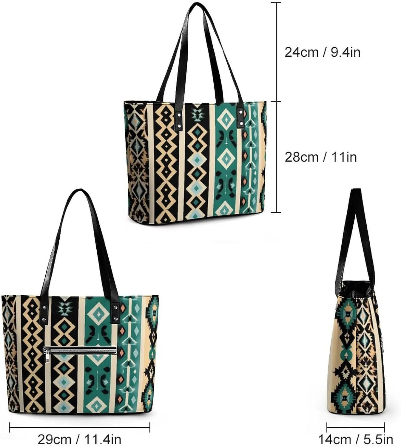 Women's Stylish Crossbody Bag PU Leather Shoulder Purse With Adjustable Strap