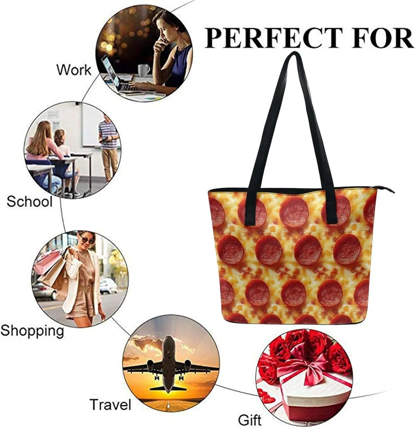 Women's Stylish Crossbody Bag PU Leather Shoulder Purse With Adjustable Strap