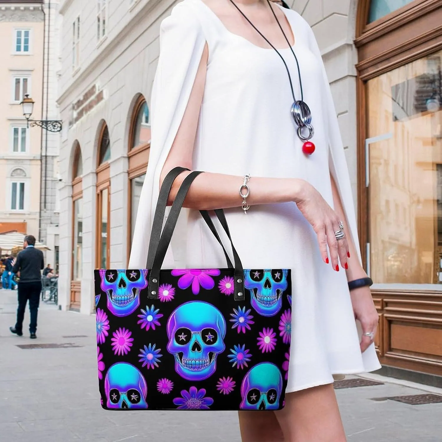 Women's Stylish Crossbody Bag PU Leather Shoulder Purse With Adjustable Strap