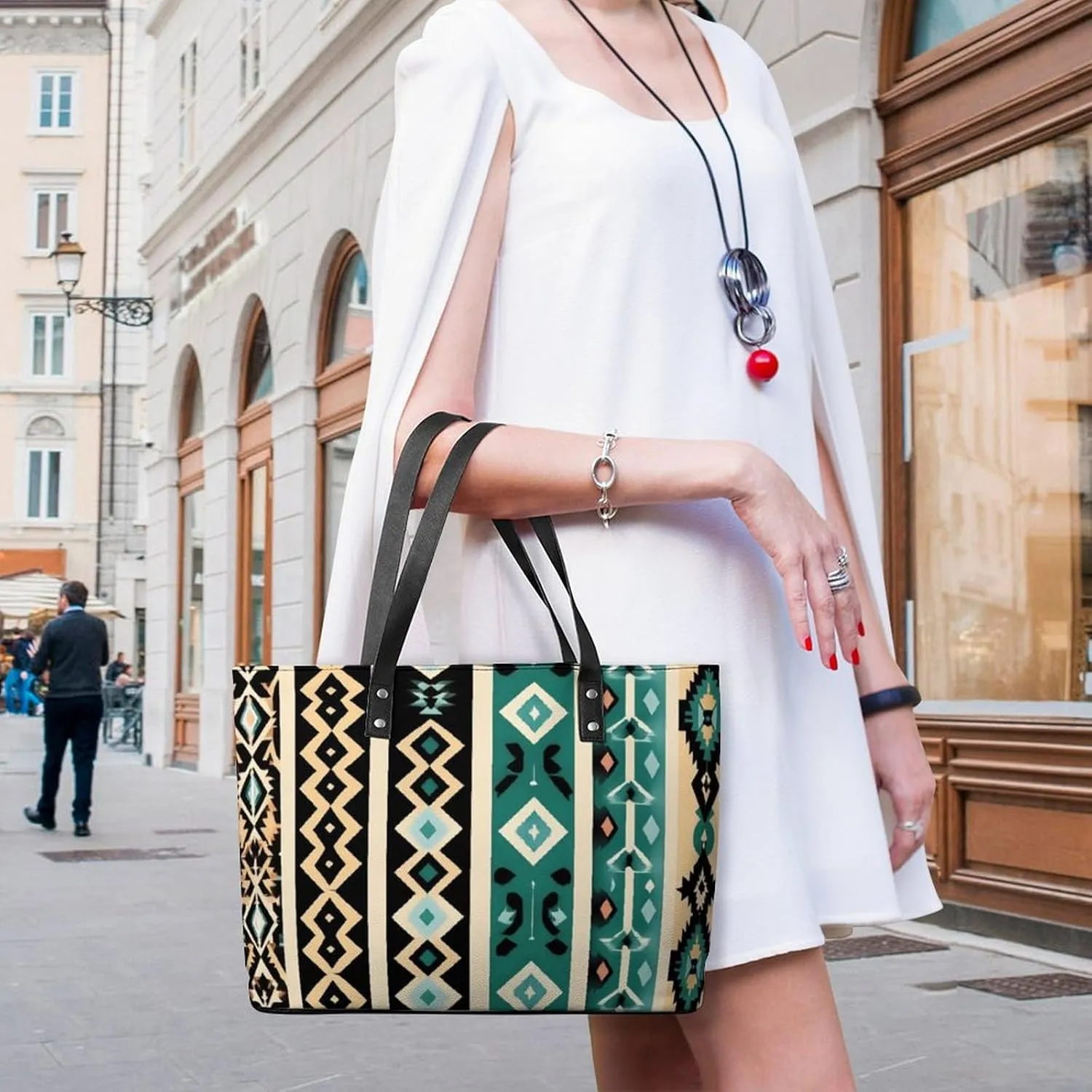 Women's Stylish Crossbody Bag PU Leather Shoulder Purse With Adjustable Strap
