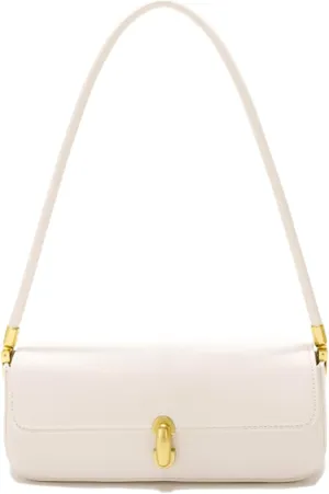Women's Vintage Handbag PU Leather Fashion Underarm Bag Small Flap Shoulder Bag Simple Outdoor Top Handle Satchel Bagbag1780OWOISS