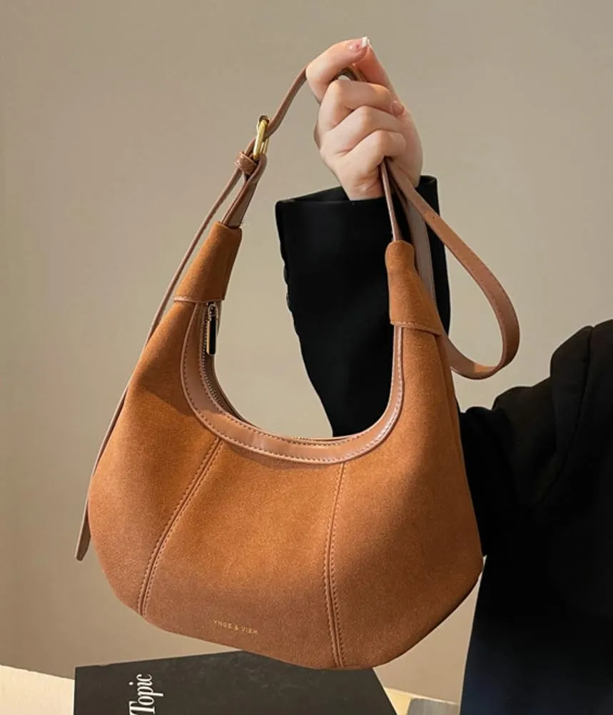 Womens Vintage Vegan Leather Crossbody Shoulder Bag Small Dumpling Tote Purse Handbag Trendy Satchel 2024
