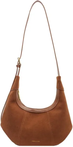 Womens Vintage Vegan Leather Crossbody Shoulder Bag Small Dumpling Tote Purse Handbag Trendy Satchel 2024