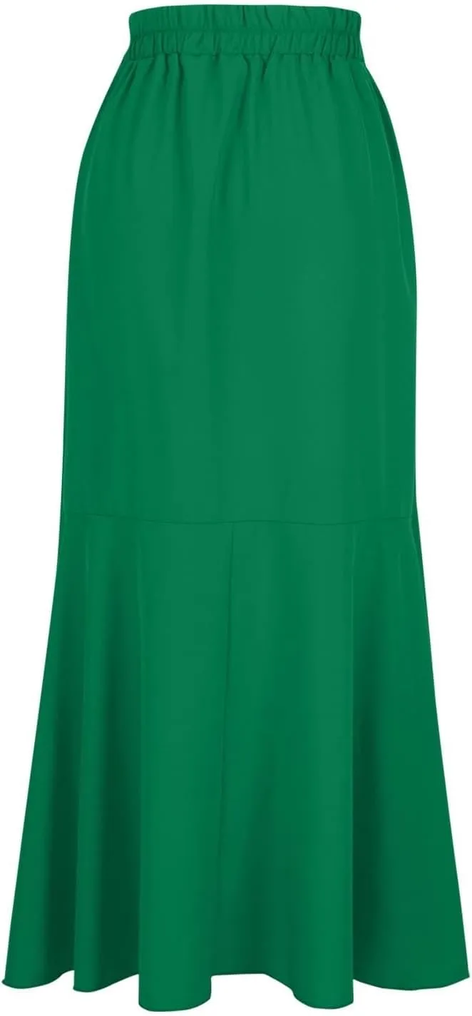 Womens Wrap High Cut Criss Cross Maxi Long Loose Fit Skorts for Women Dressy Skort 2025 Y2K