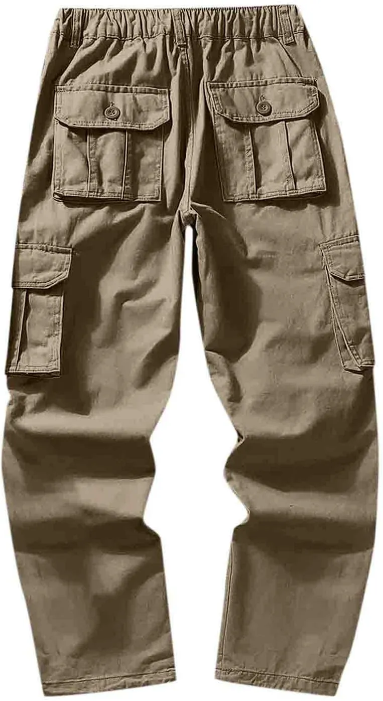 Work Pants for Men Construction Flex Casual Sweatpants Classic Tactical Pants Multi Pockets Twill Sport Hiking Pants