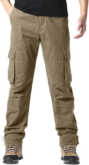 Work Pants for Men Construction Flex Casual Sweatpants Classic Tactical Pants Multi Pockets Twill Sport Hiking Pants