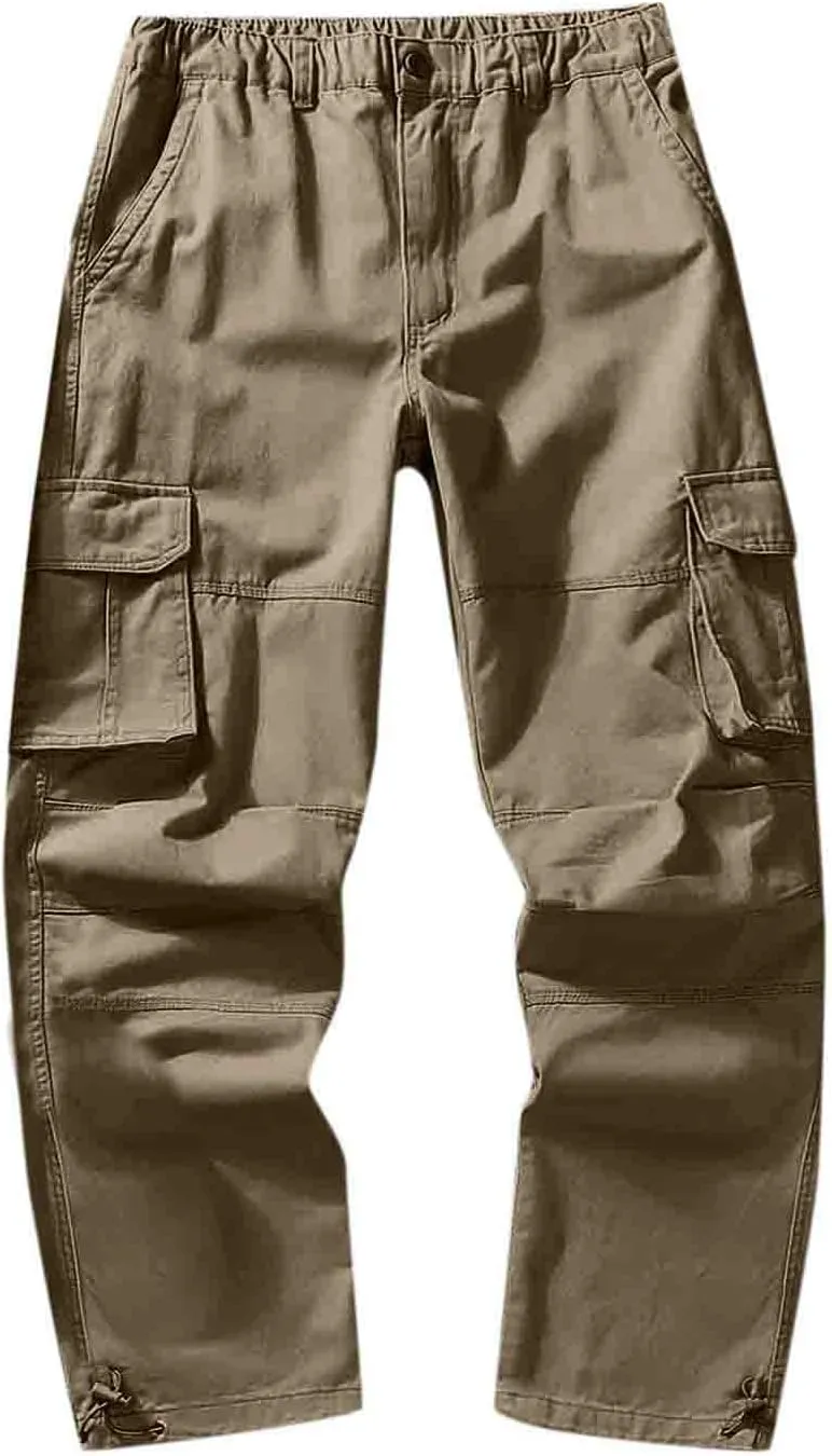 Work Pants for Men Construction Flex Casual Sweatpants Classic Tactical Pants Multi Pockets Twill Sport Hiking Pants