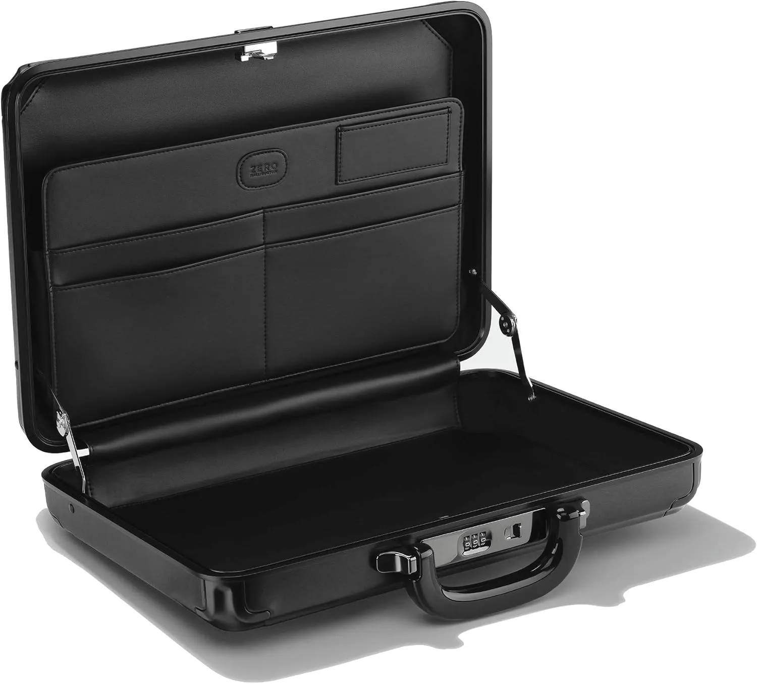 ZERO Halliburton Pursuit Aluminum Hardside Attach (Black, Medium Attach)